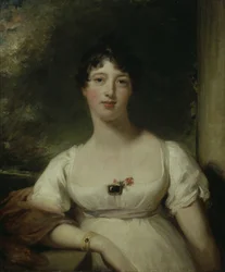 Anna Maria Dashwood, později markýza z Ely, kolem roku 1805 (olej na plátně)