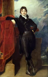 Lord Granville Leveson-Gower, pozdější 1. hrabě Granville, kolem 1804-6 (olej na plátně)