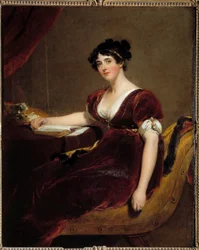 Portrét Madame Isaac Cuthbert. Obraz sira Thomase Lawrence (1769 - 1830)