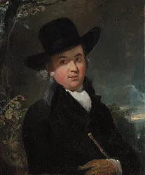 Portrét reverenda Andrewa Lawrence, cca 1769-1821 (olej na plátně)