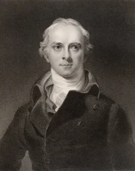 Samuel Lysons (1763-1819), vyryl H. Robinson, z „National Portrait Gallery, svazek III“, vydáno kolem roku 1835