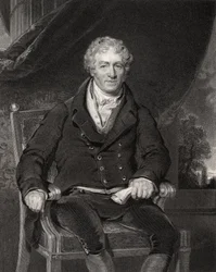Sir Robert Peel, vyrytý H. Robinsonem, z 