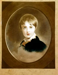 Římský král (Napoleon II.) (1811-1832) chlapec, syn Napoleona I. (olej na plátně)