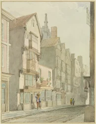 Mary-le-Port Street (akvarel na papíře)