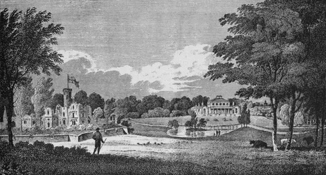 Pavilon, Hans Place, Chelsea, kolem roku 1810, 1911