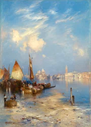 Pohled na Benátky, 1891.