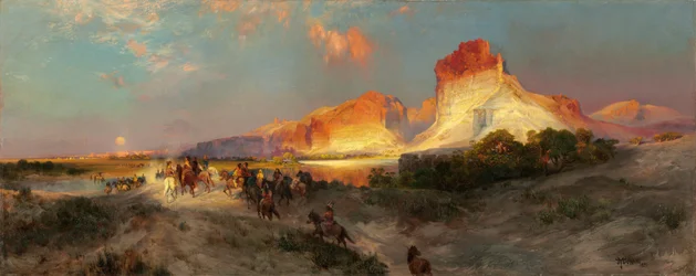 Green River Cliffs, Wyoming, 1881.