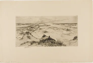 Pohled přes písečné duny - Easthampton
