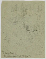 Dolní vodopády jižního ramene řeky Gardiner
