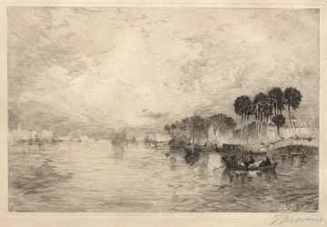 Ráno na řece St. Johns, Florida, 1881.