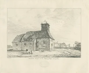 Harlaston Chapel: kresba perem