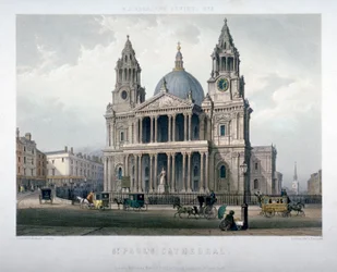 Katedrála svatého Pavla, City of London, 1851