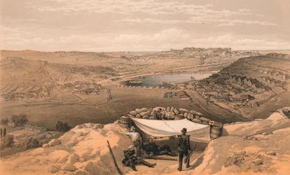 Městské baterie nebo vnitřní opevnění Sebastopol, 1856