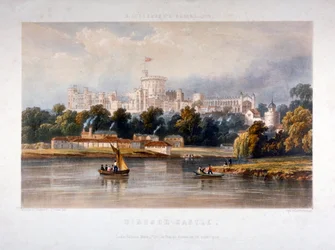 Hrad Windsor, Berkshire, 1851