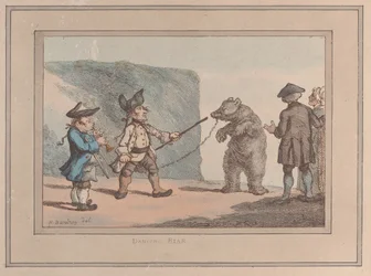 Tančící medvěd, 1800-1827., 1800-1827.