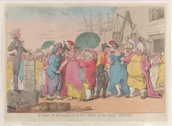 Prodej anglických krás ve východní Indii, [10. května 1811], dotisk., [10. května 1811], dotisk.