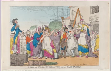Prodej anglických krás ve východní Indii, [10. května 1811], dotisk., [10. května 1811], dotisk.