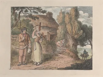Cornwall, An Overlooker, z Views in Cornwall, 1812., 1812.