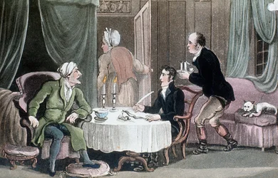 Doktor Syntax dělá svou závěť, c1816