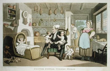 Doktor Syntax se stal zdravotní sestrou, z 