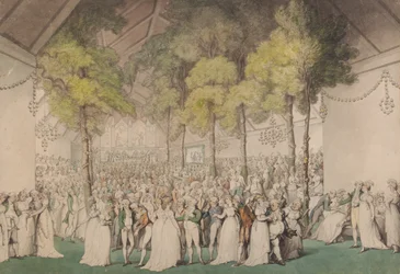 Fete v Boodles Club, Ranelagh, na počest George III