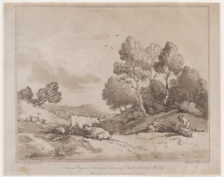 Krajina s postavami svazujícími balík dřeva, 21. května 1789., 21. května 1789.