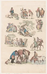 Talíř 14, Obrysy obrazců, krajiny a dobytka...pro potřebu studujících, Ju..., 1. června 1790.