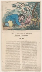 The Famous Coal Heaver Black Charley Pohled do úst báječných ..., 25. února 1805.