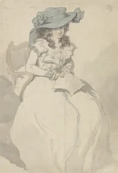 Milostný dopis, cca 1790 (pero, inkoust a akvarel na papíře)