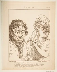 Weeping Le Brun Travested aneb karikatury vášní, 21. ledna 1800.