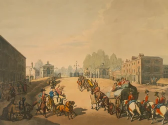 Whitechapel Turnpike, Londýn, 1798