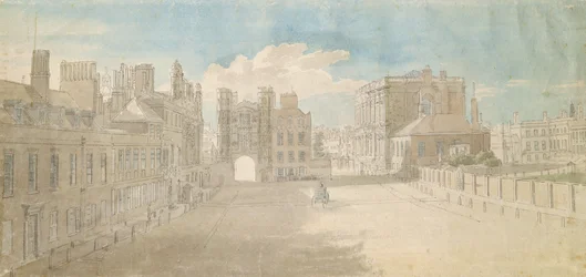 Whitehall, Holbein Gate a Banqueting House vpravo
