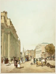 Board of Trade, Whitehall, z Downing Street, deska osm z Original Views of London as It Is