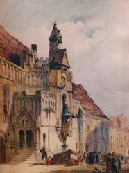 L hotel de Ville, St Omer, 1867