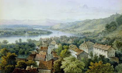 Pohled na Karlsruhe