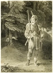?Lov Robinsona Crusoe? z ?Život a podivná překvapivá dobrodružství Robinsona Crusoe nebo York, Mariner? od Daniela Defoe