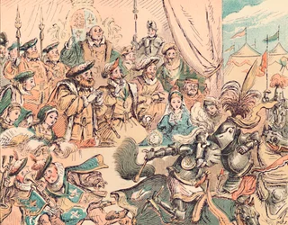The Field of the Cloth of Gold, c1884