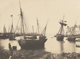 Přístavní scéna, ca. 1855.