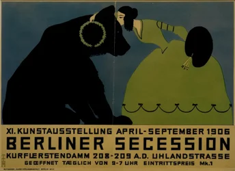 Berlínská secese 1906, plakát, 1906