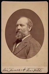 Portrét Jamese Abrama Garfielda 1831-1881, červen 1880.