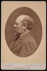 Portrét Jamese Abrama Garfielda 1831-1881, červen 1880.