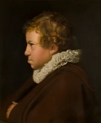 Portrét chlapce, o kterém se říká, že je Hugo Grotius, kolem 1616-67 (olej na panelu)