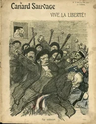 Ilustrace Steinlen (1859-1923) pro obálku Divoké kachny