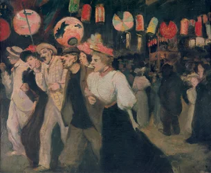 14. července 1895 na Montmartru Montmartre, 14. července 1895, 1895.
