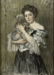 Mary Catherine Josephine Jordan (1866-1948). Manželka malíře George Hendrika Breitnera