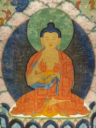 Buddha a tři Jakata: Makkapi, Ruru, Shabhamiga