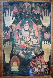 Gnya-Khri btsan-Po, legendární první král Tibetu, převtělení bódhisattvy Avalókitéšvary, jeden ze světských a duchovních vůdců Tibetu, tibetská civilizace