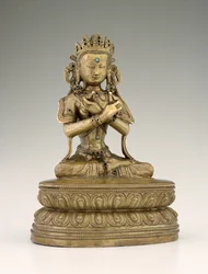 Vadžradhara Buddha (slitina mědi a drahokamy)