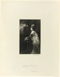 Georgiana, vévodkyně z Devonshire, ze starých anglických mistrů
