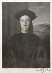 Staří italští mistři: Guidobaldo di Montefeltro, vévoda z Urbina, 1888-1892.